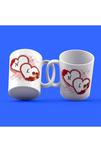 EYDXLMUG Sevgililer Günü Tasarımı Çay Kahve Kupası ürün görseli 1