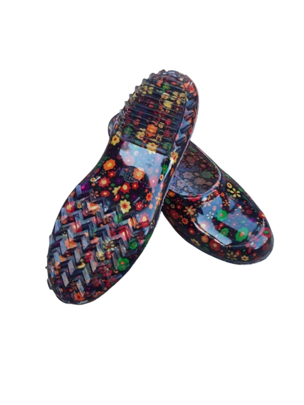 Çiçekli Lastik Ayakkabı - Resim 6