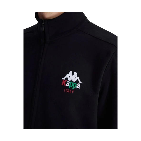 Authentic İtaly Full Zip Erkek Mavi Comfort Fit Fermuarlı Eşofman Üstü - Resim 9