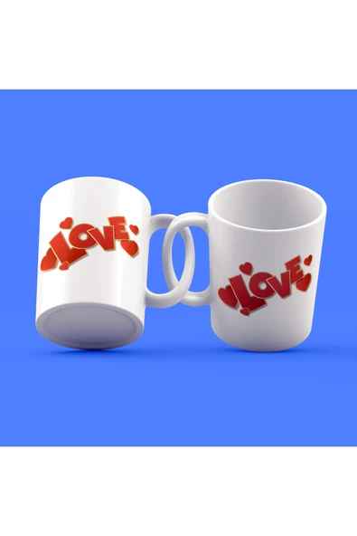 EYDXLMUG Sevgililer Günü Tasarımı Çay Kahve Kupası ürün görseli 1