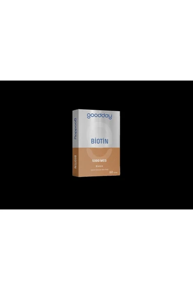 Goodday Biotin 5000 mcg 60 Tablet - Resim 2