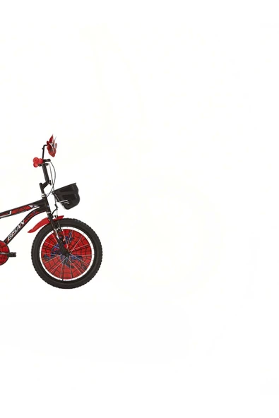 Spark Çocuk Bisikleti 30 Cm V Fren 20 Jant Vitessiz Mat Siyah Kırmızı - Resim 2