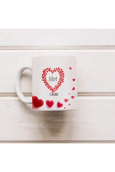 EYDXLMUG EVLİLİK YILDÖNÜMÜ HEDİYESİ  KUPA BARDAK (1 ADET) - Resim 2