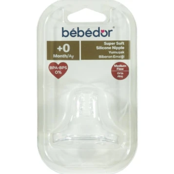 BEBEDOR BİBERON EMZİK GENİŞ AĞIZ NO.1 331 ürün görseli 1