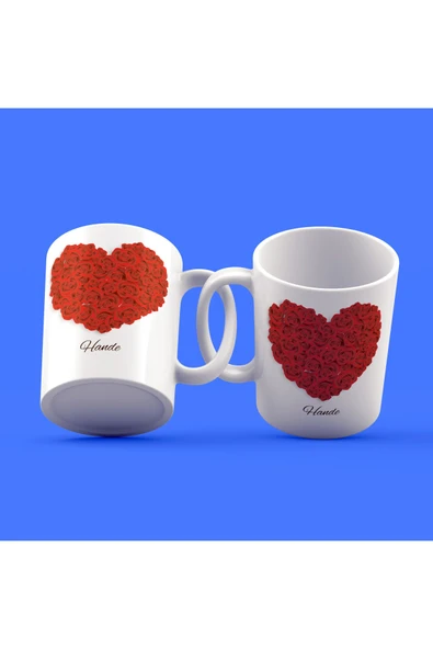 EYDXLMUG Sevgililer Günü Tasarımı Çay Kahve Kupası ürün görseli 1