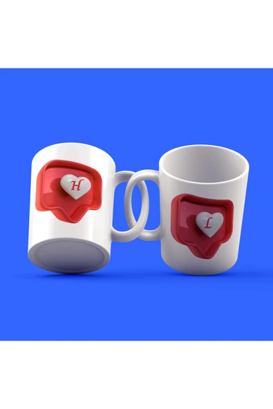 EYDXLMUG Sevgililer Günü Tasarımı Çay Kahve Kupası ürün görseli 1