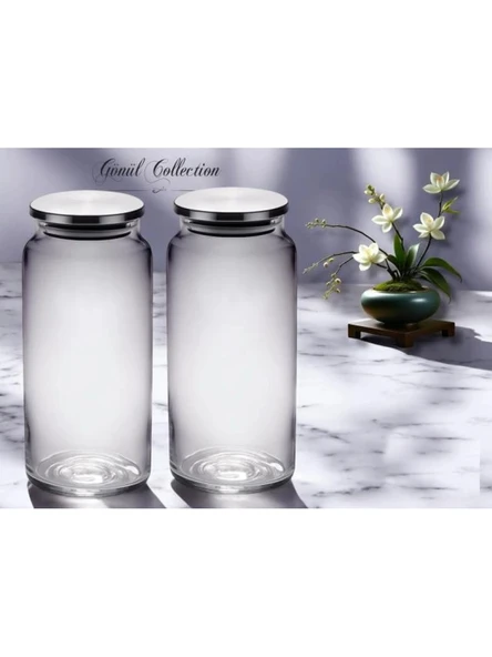 Gönül GNL 3437 Metal Kapaklı Cam Kavanoz 1300 cc ürün görseli 1