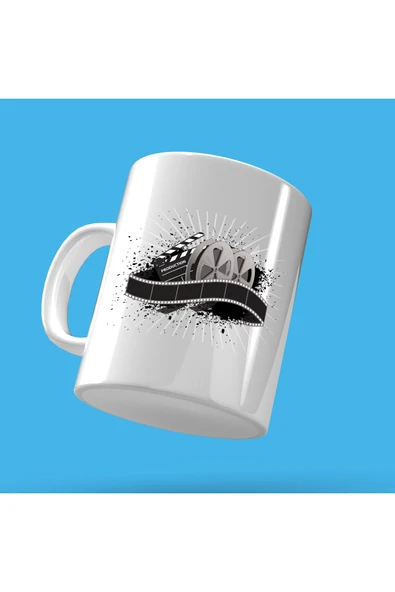 EYDXLMUG Fotoğraf Makinesi Film Şeridi Tasarım Çay Kahve Kupası ürün görseli 1