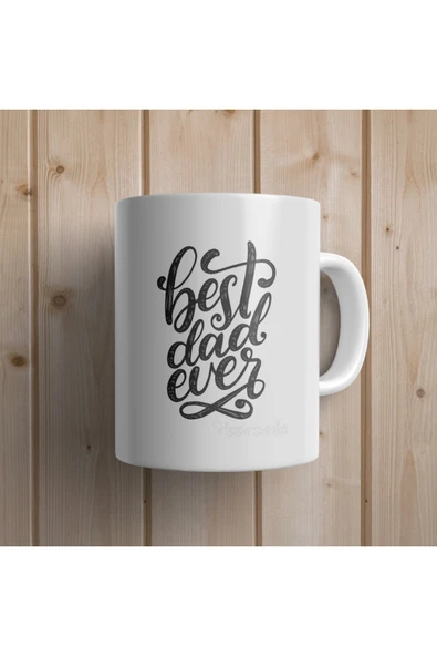EYDXLMUG The Best Dad -baba - Babalar Günü Hediyesi Çay Kahve Kupası ürün görseli 1