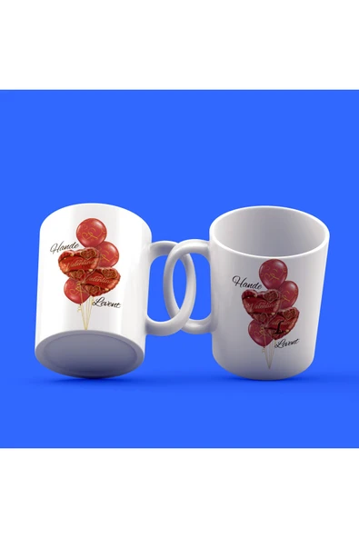 EYDXLMUG Sevgililer Günü Tasarımı Çay Kahve Kupası ürün görseli 1
