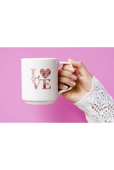 EYDXLMUG Eydijital Love Love Çay Kahve Kupası ürün görseli 1