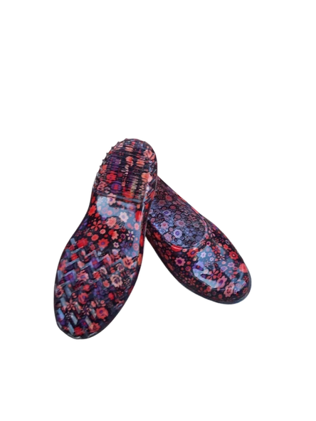 Çiçekli Lastik Ayakkabı - Resim 3