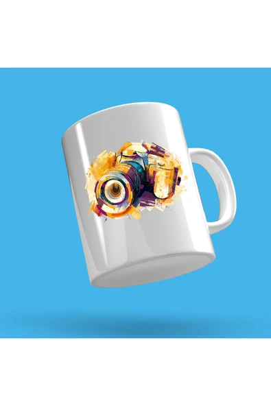 EYDXLMUG Fotoğraf Makinesi Tasarım Çay Kahve Kupası - Resim 2