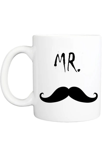 KupaBardak Mrs & Mr Seramik Bardak Set 2 Li Kupa ürün görseli 1