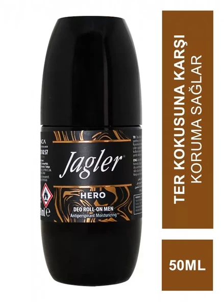 JAGLER HERO DEO ROLL-ON 50ML ERKEK ürün görseli 1