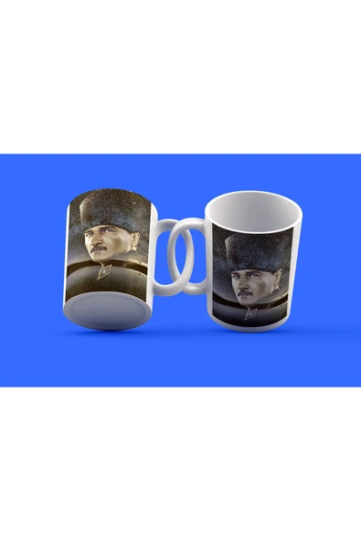 EYDXLMUG Atatürk Temalı Tasarım Çay Kahve Kupası ürün görseli 1