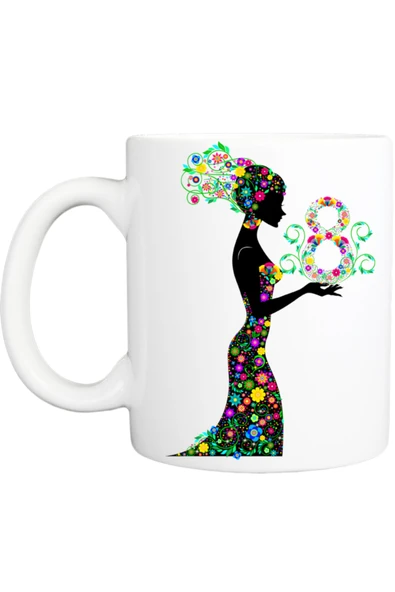 KupaBardak Kupa Bardak 8 Mart Dünya Kadınlar Günü Temalı ürün görseli 1