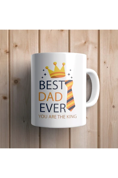 EYDXLMUG The Best Dad Babalar Günü Çay Kahve Kupası ürün görseli 1