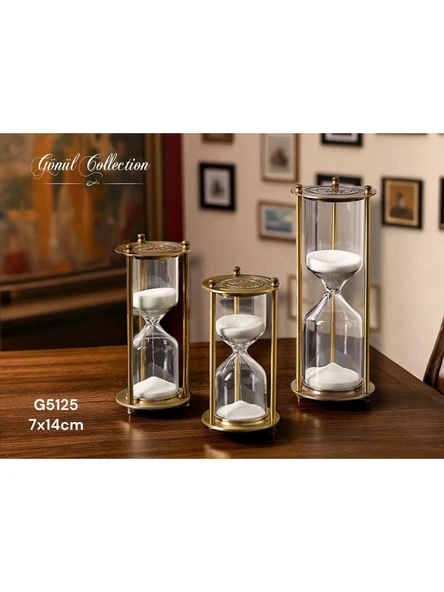 Gönül Mutfak GNL 5125 Cam Kum Saati 7x14 cm 1 Adet ürün görseli 1