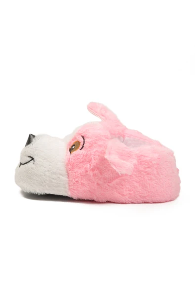 Ayakmod Pembe Köpek Desenli Unisex Panduf 26K001 - Resim 4