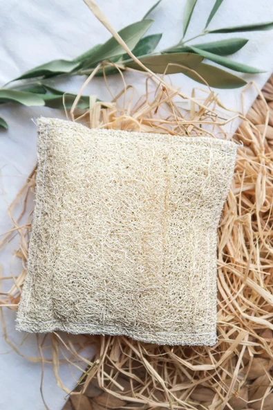 Keçi Sütlü & Ballı Kabak Lifli Sabunlu Kese - Resim 3