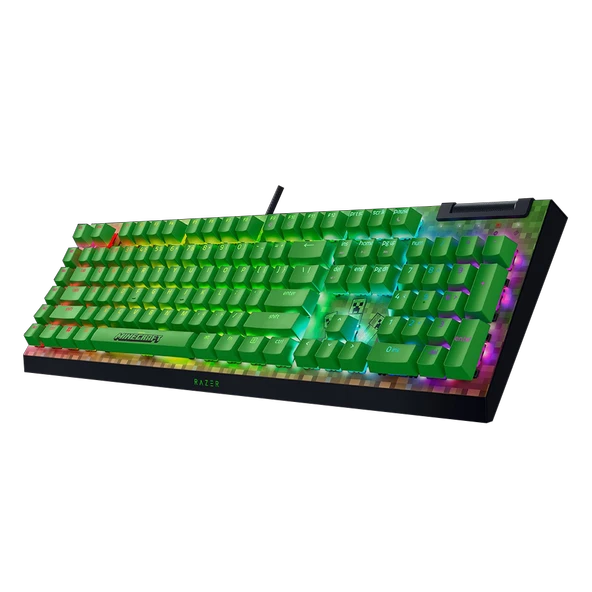 Razer BlackWidow V4 X Minecraft Edition Green Switch Kablolu Gaming Klavye - Resim 3