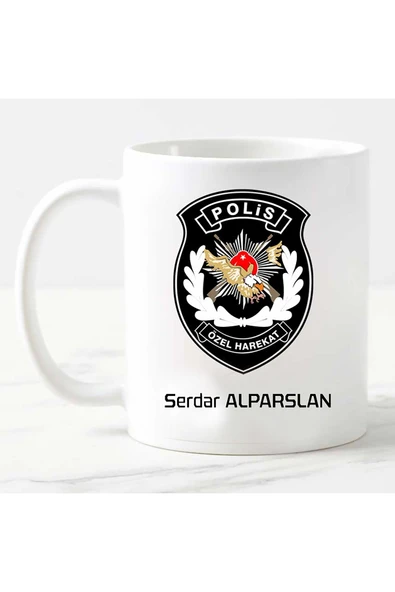 Kupa Polis Baskılı Bardak ürün görseli 1