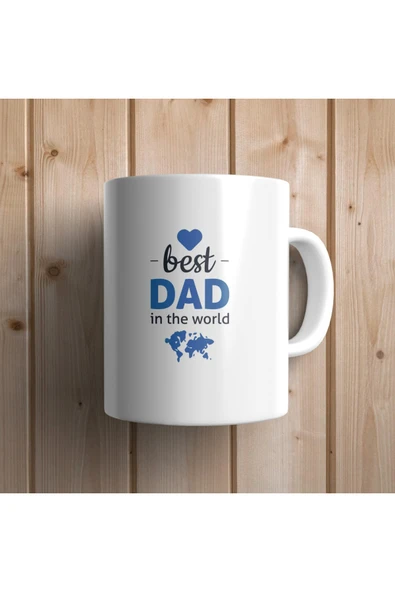 EYDXLMUG The Best Dad -baba - Babalar Günü Hediyesi Çay Kahve Kupası ürün görseli 1