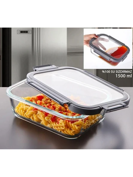 Gönül GNL 3365 Cam Saklama Kabı 1500 cc ürün görseli 1