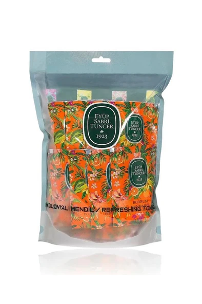 Eyüp Sabri Tuncer Bodrum Mandalinası 150li Kolonyalı Mendil ürün görseli 1