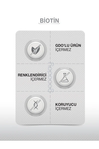 Goodday Biotin 5000 mcg 60 Tablet - Resim 7