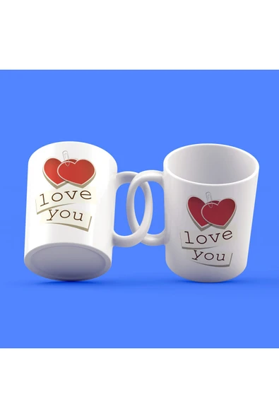 EYDXLMUG Sevgililer Günü Tasarımı Çay Kahve Kupası ürün görseli 1