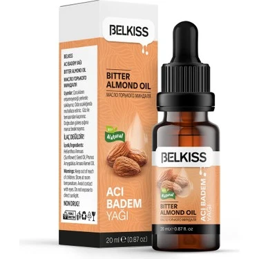 BELKISS ACI BADEM YAĞI 20 ML ürün görseli 1