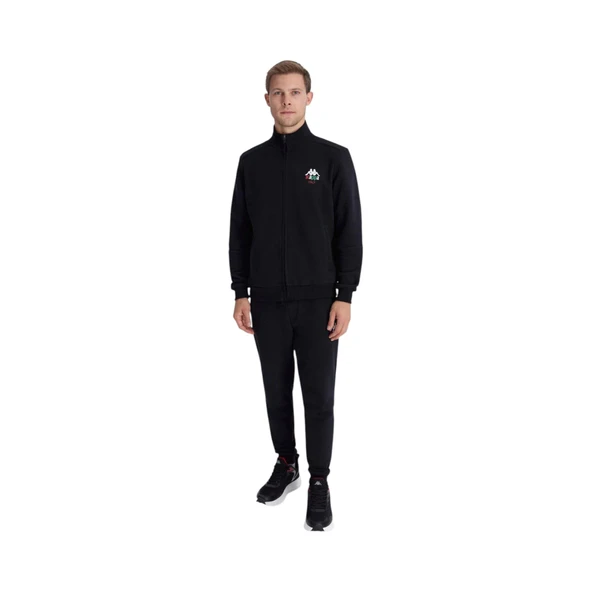 Authentic İtaly Full Zip Erkek Mavi Comfort Fit Fermuarlı Eşofman Üstü - Resim 6