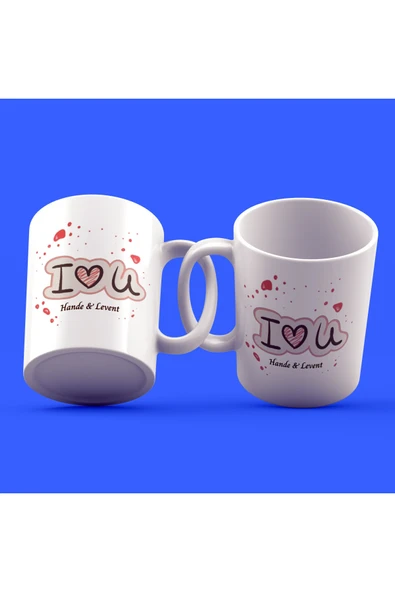 EYDXLMUG Sevgililer Günü Tasarımı Çay Kahve Kupası ürün görseli 1