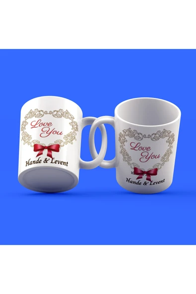 EYDXLMUG Sevgililer Günü Tasarımı Çay Kahve Kupası ürün görseli 1