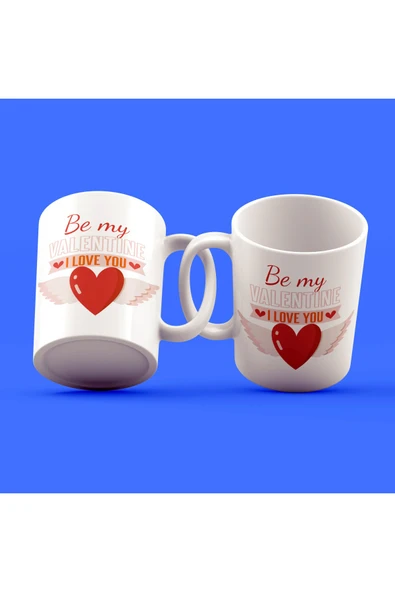 EYDXLMUG Sevgililer Günü Tasarımı Çay Kahve Kupası ürün görseli 1