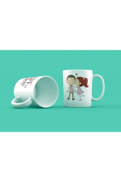 EYDXLMUG My Love Özel Tasarım Çay Kahve Kupası - Resim 2
