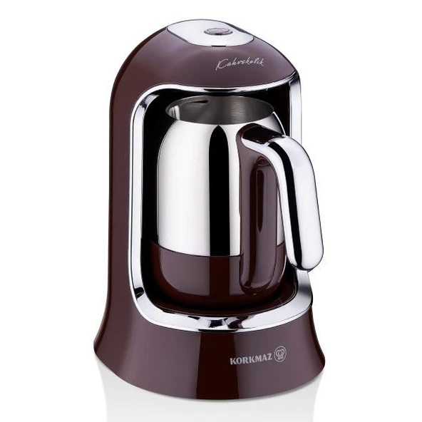 KORKMAZ A860-18 KAHVEKOLİK OTOMATİK KAHVE MAKİNESİ ROBUSTA/KROM ürün görseli 1
