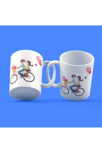 EYDXLMUG Sevgililer Günü Tasarımı Çay Kahve Kupası ürün görseli 1