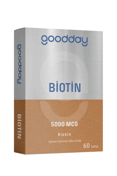 Goodday Biotin 5000 mcg 60 Tablet ürün görseli 1