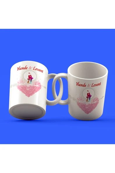 EYDXLMUG Sevgililer Günü Tasarımı Çay Kahve Kupası ürün görseli 1