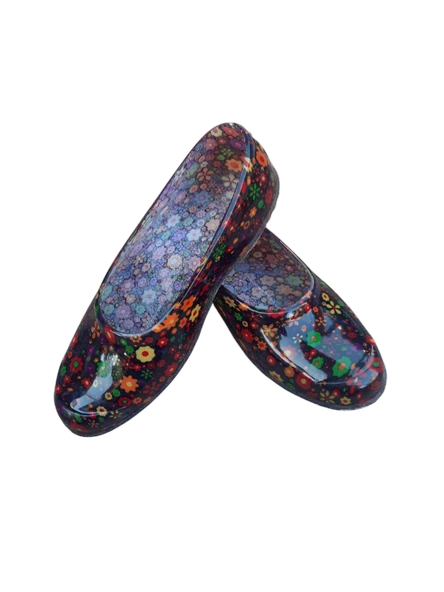 Çiçekli Lastik Ayakkabı - Resim 7