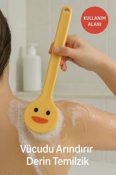 2'li Silikon Banyo Sabun Kesesi Hazneli Şampuan Peeling Vücut Masaj Fırçası Sabunluk Lif Sabunlu - Resim 3