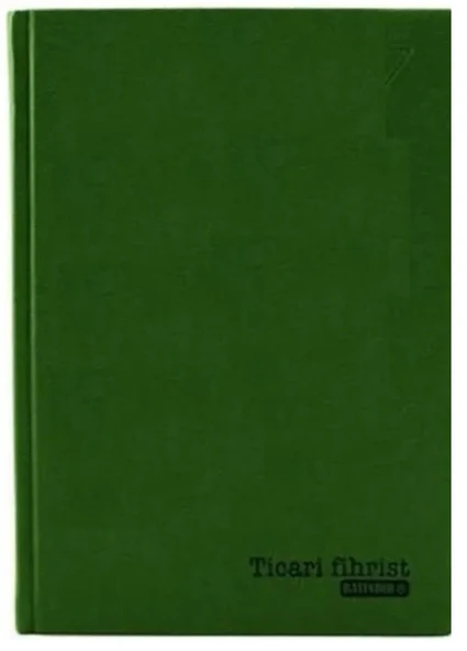 20x28 16'lı Ticari Cilt Bezli Fihrist Özkan yeşil ürün görseli 1