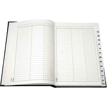 Gülpaş Ticari Fihrist 24 Lü 17x24 Cm koyu lacivert - Resim 2