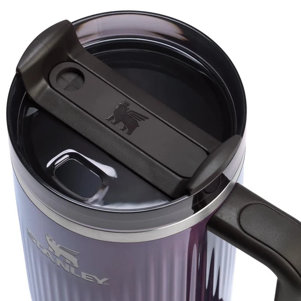 Stanley The Quencher H2.0 Fluted Tumbler 1.18L / 40oz Wisteria Shine Termos - Resim 3