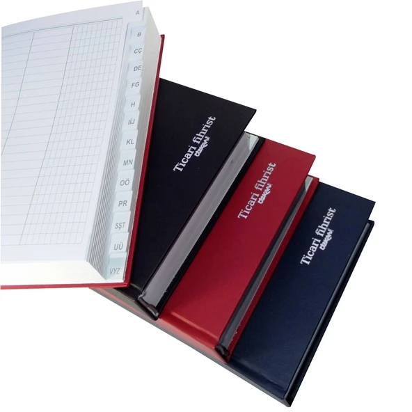 Özkan Ticari Fihrist 17x24 16 Lı Cilt Bezli Bordo ürün görseli 1