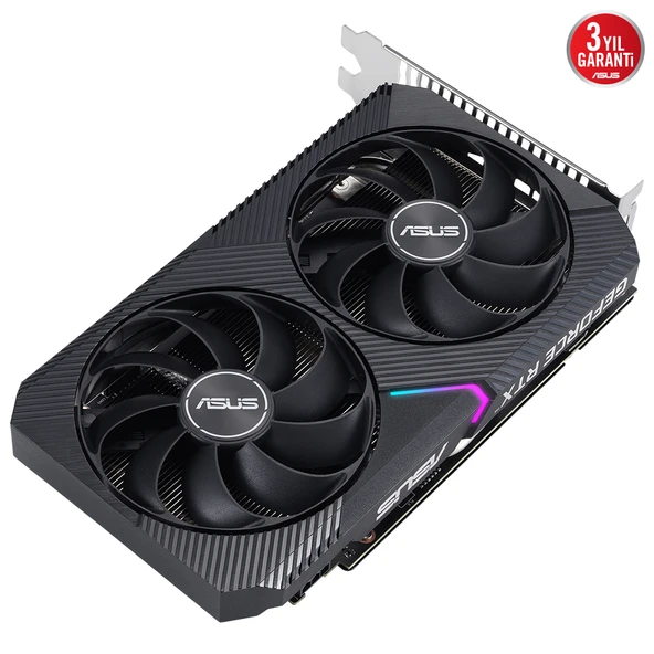 ASUS GeForce DUAL RTX 3050 O8G V2 8GB OC Edition GDDR6 128Bit NVIDIA Ekran Kartı - Resim 3