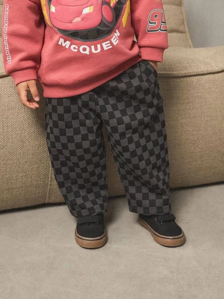 LUCCO ERKEK ÇOCUK ŞİMŞEK MODELLİ 3 İPLİK ŞARDONSUZ EŞOFMAN TAKIMI - Resim 4